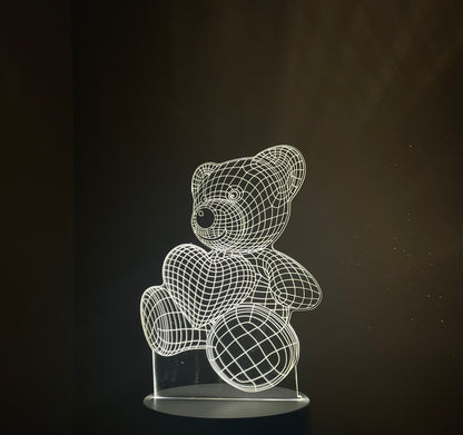 3D Ledowy mis, Lampka nocna