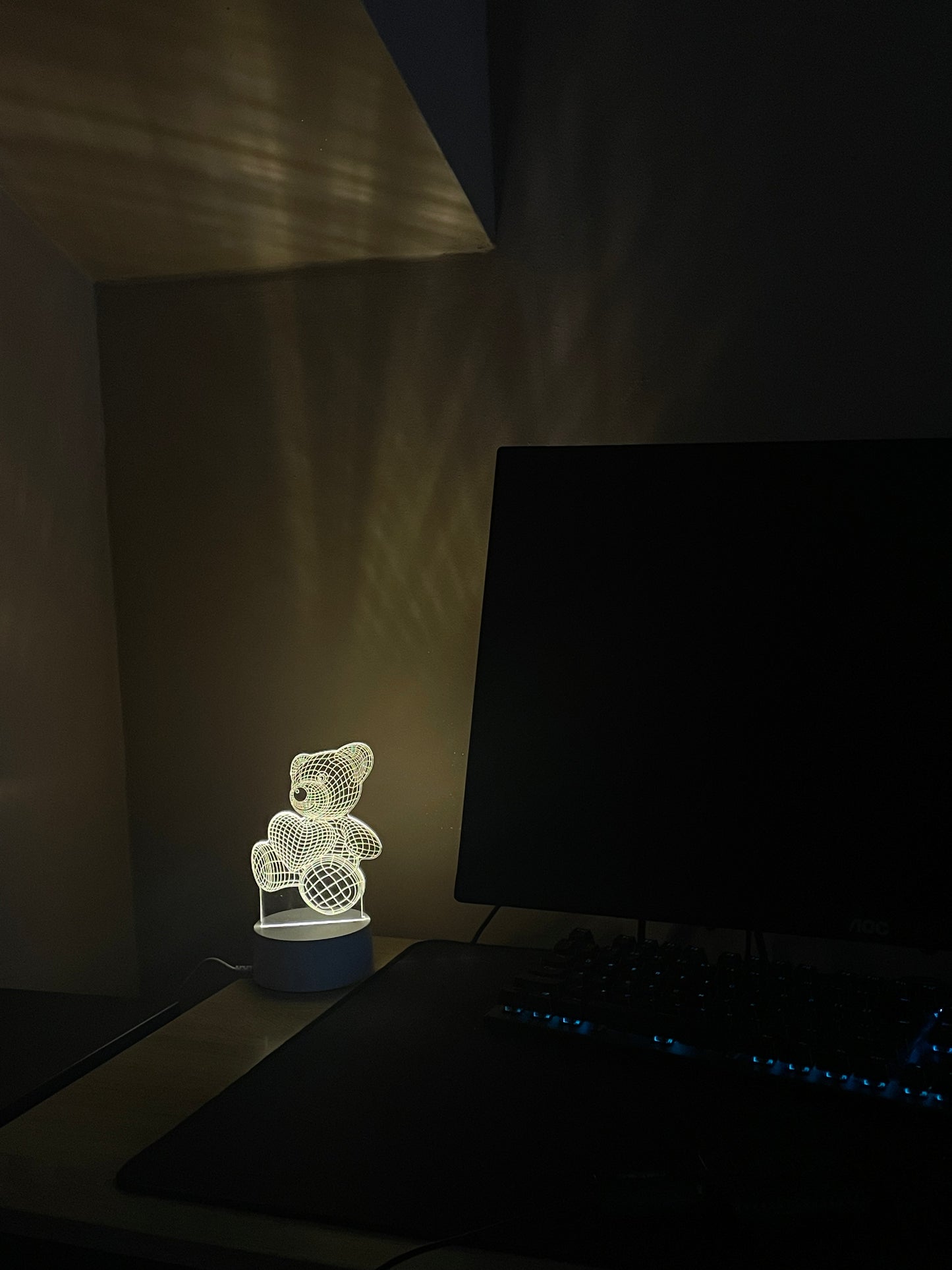 3D Ledowy mis, Lampka nocna