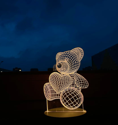 3D Ledowy mis, Lampka nocna