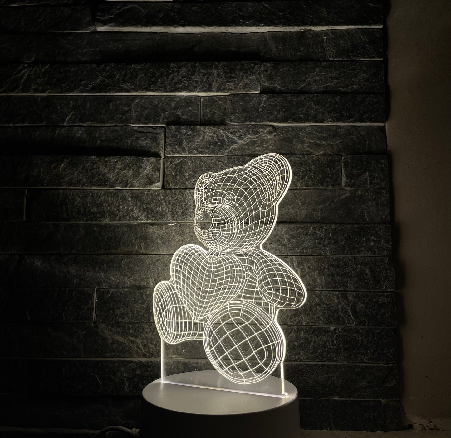 3D Ledowy mis, Lampka nocna