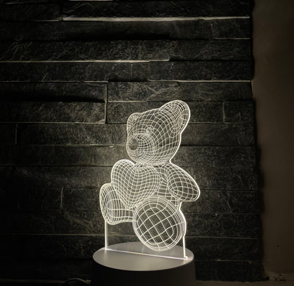 3D Ledowy mis, Lampka nocna